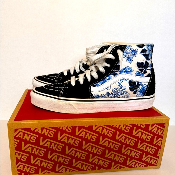 Vans SK8-HI Tapered 'Floral Blue' VN0A4U16Y6Z - Picture 2 of 8